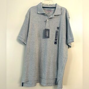 Chaps Gray Polo Shirt Size Medium NWT